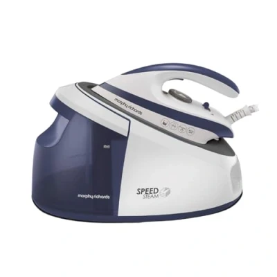 Image of Morphy Richards 333202 1.7L Speed Steam Generator Iron White / Purple
