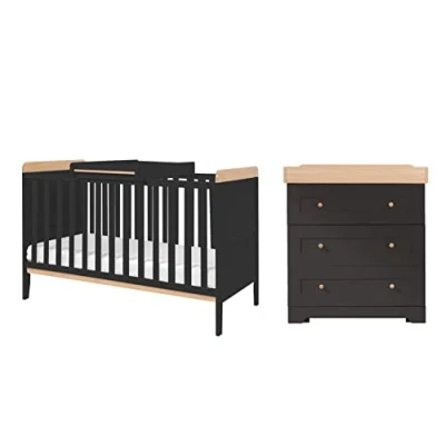 Image of Tutti Bambini Rio 2pc Room Set Slate/Oak