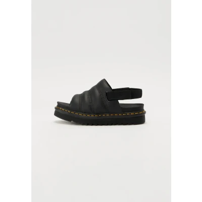 Image of Dr. Martens KOLE Unisex Platform sandals, Size: 3, Black athena Leather