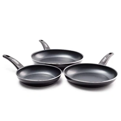 Image of Kitchen Stories CC002622 001 Searsmart Non Stick 3 Piece Frying Pan Set 20 cm, 24 cm and 28 Aluminium