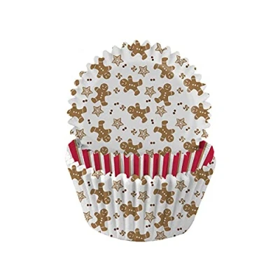 Image of Anniversary House Gingerbread Swirl Cupcake Cases