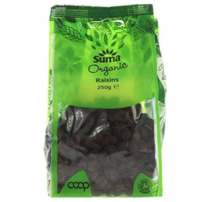 Image of Suma Prepacks Organic Raisins 6 X 250G