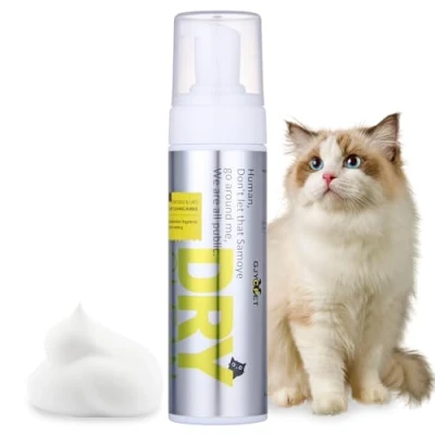 Image of Waterless No Rinse Dry Shampoo Foam for Dogs &amp; Cats Sensitive Itchy Skin Smelly Dog 6.76 Fl Oz (Pack of 1) Shedding Control, Anti Itch, Soothing and Deodorizing