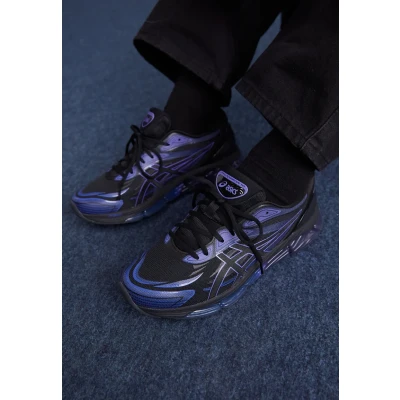 Image of Asics Sportstyle Gelquantum 360 VIII Unisex Trainers, Size: 3.5, Black/blueberry Textile/synthetics