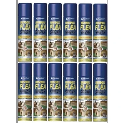 Image of 12 PACK 200ml Flea Spray/Home Animal Cats Dogs Kills Fleas Tick Protection