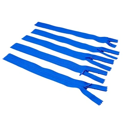 Image of LEDUC Zip, Blue, 22cm