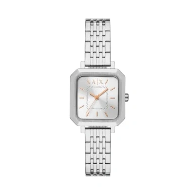 Image of Armani Exchange Leila WoMens Silver Watch AX5724 Stainless Steel (archived) One Size