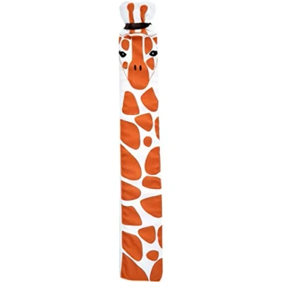Image of Cosy Fleece Novelty Design Long Tubular 2 Litre Hot Water Bottle, Boxed (Giraffe)