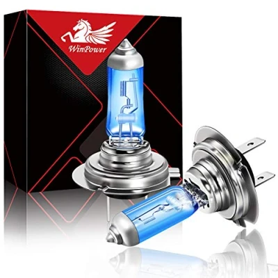 Image of WinPower 24V H7 Halogen Bulbs 70W Super Bright Ultra White Headlight Bulb 5000K for Lorry/Truck PX26d, 2 Lamps