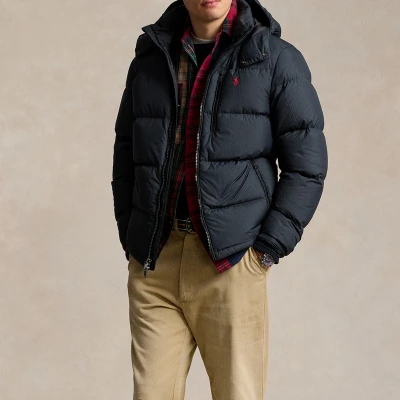 Image of Polo Ralph Lauren EL CAP Insulated Bomber Down jacket, Men&#039;s, Size: XXL, Black