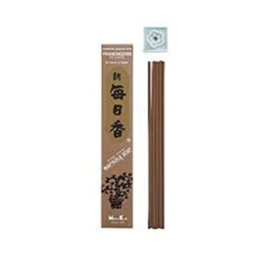 Image of Morning Star Japanese Incense Sticks FRANKINCENSE 50 &amp; holder