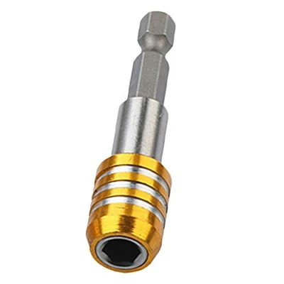 Image of 1/4&quot; Hex Shank Drill Quick Release Magnetic Screwdriver Holder Bit 60mm