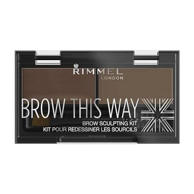 Image of Rimmel London Brow This Way Eyebrow Powder Sculpting Kit, 1.3g
