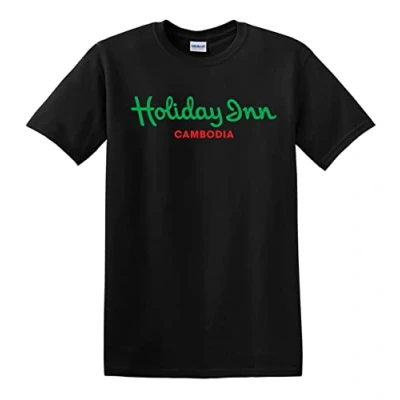 Image of Revolutionary Tees Holiday Inn Cambodia Dead Kennedys in Heavy Cotton t Shirt Black
