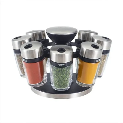 Image of Cambridge Herb &amp; Spice Rack Carousel 8 Jar