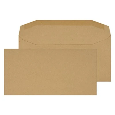 Image of Blake Purely Everyday DL 110 x 220 mm 80 gsm Gummed Mailer Envelopes (13780/50 PR) Manilla Pack of 50