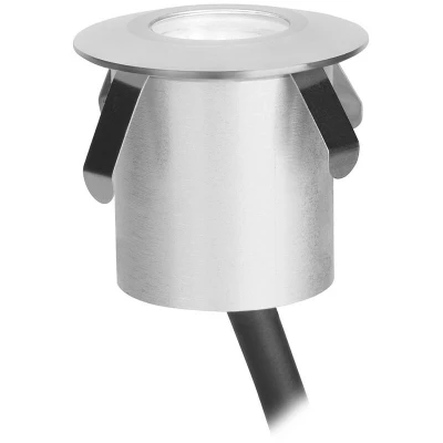 Image of Forlight Lighting Senya 40mm LED Outdoor Recessed Ground Light Aluminium, Tinted, Warm White 3000K, IP65 IP67