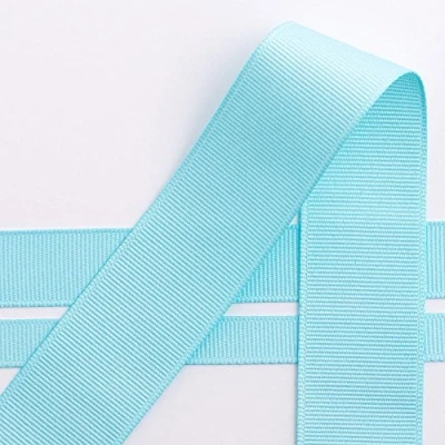 Image of Italian Options Grosgrain Ribbon, 25mm x 10 Metre Roll, Duck Egg