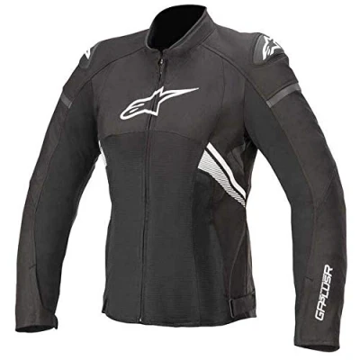 Image of Alpinestars Women&#039;s 4031 0006 05 Jacket, Black/White, M