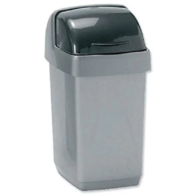 Image of Addis 510504 10L Roll Top Bin Metallic