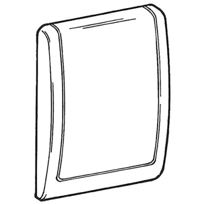 Image of Grohe 43177SH0 Cover Plate class F DS White