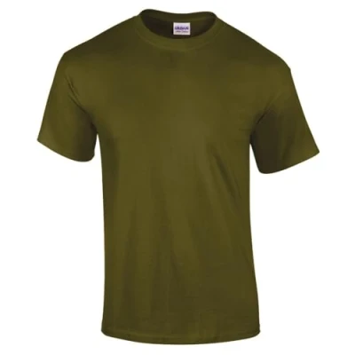 Image of Gildan Ultra Cotton Adult T Shirt, Olive, XXL