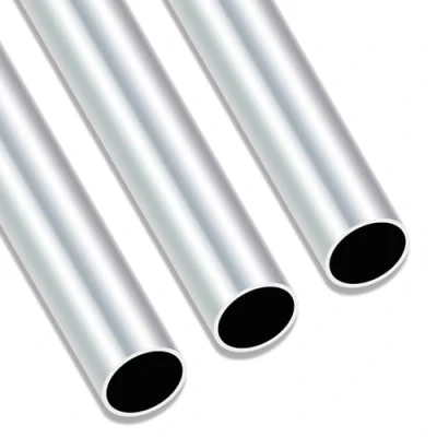 Image of iMeistek 6063 Aluminium Round Tube, 250mm Length 24mm OD 22mm ID Seamless Straight Tubing for Industrial, Decorative, Architectural (3PCS)