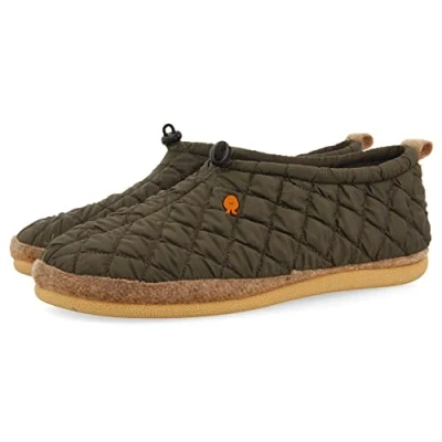 Image of HOT POTATOES Men&#039;s Lundenes Slipper, Khaki, 10.5 UK
