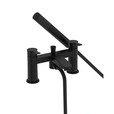Image of Bristan APE BSM BLK Apelo 2 Hole Bath Shower Mixer, Black