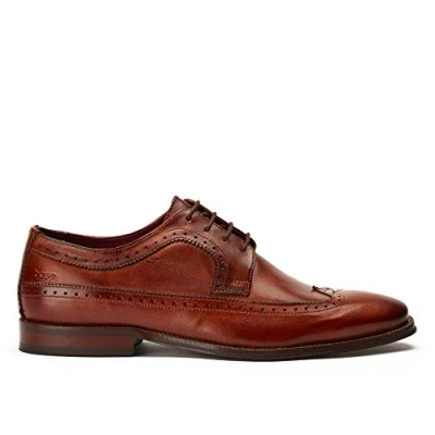 Image of Base London HAVISHAM Washed TAN Men&#039;s Brogue UK 11
