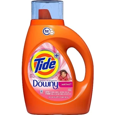 Image of Tide + Downy Detergent April Fresh 24 Loads (46 FL OZ) by