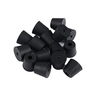 Image of sourcing map 15pcs Rubber Feet Bumpers Furniture Table Amplifier Speaker Cabinet Leg Pads, D20x15xH17mm