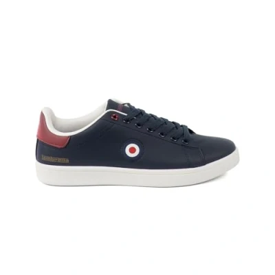 Image of Lambretta Mens Pinball Trainers Blue Size UK 8