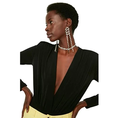 Image of Trendyol FeMan Plain Woven Bodysuit