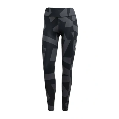 Image of adidas Sportswear Multi Printed Leggings, Women&#039;s, Size: 24, Carbon black