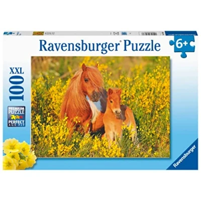 Image of Ravensburger Shetland Pony 100 Piece Jigsaw Puzzle for Kids Age 6 Years Up
