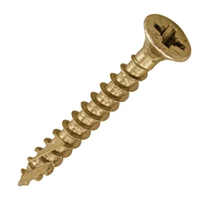 Image of TIMCO C2 Strong Fix Multi Purpose Premium Countersunk Gold Woodscrews 3.5 x 30 Box of 200