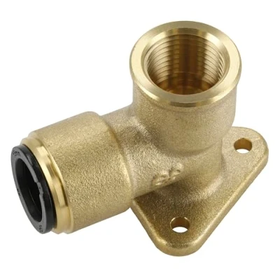 Image of Sealey Wingback Elbow 15mm x 1/2&quot;BSP Brass (John Guest Speedfit® PM15WB)