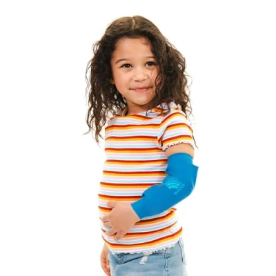 Image of Bloccs Waterproof PICC Line Cover. Midline Elbow Protector. Swim, Shower &amp; Bathe. Watertight Protection, (Child Small)