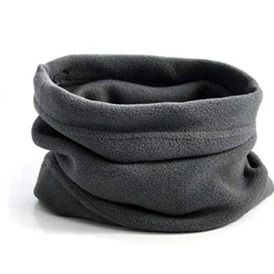 Image of Tomsey Thermal Unisex Snood Scarf Neck Warmer Winter Ski Wear Tube Fleece Motorbike Cycling Running Earmuff Cover (Grey)