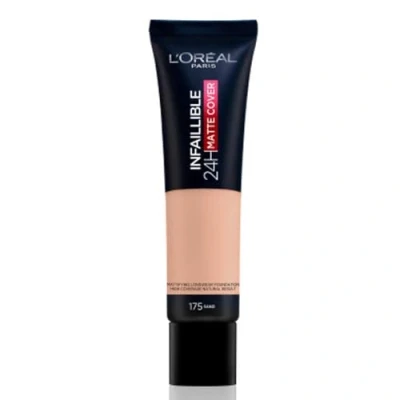 Image of L&#039;Oreal Paris Cover Liquid Foundation, With 4% Niacinamide, Long Lasting, Natural Finish, Available in 20 Shades, SPF 25, Infallible 32H Matte Cover, Shade 175, 30ml