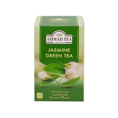 Image of Green Teas,&quot;Jasmine Romance&quot; Tagged and Aluminium Foil Enveloped Teabags in Printed Carton 565F
