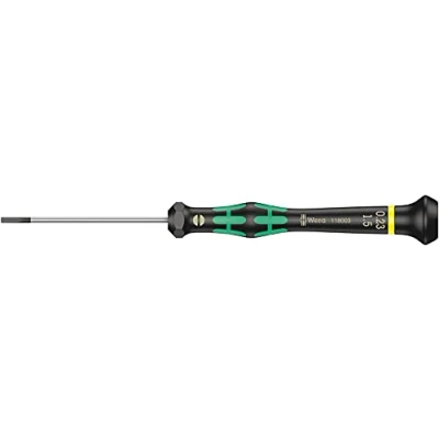 Image of Wera 05118003001 0.23 x 1.5 60 mm 2035 Screwdriver for Slotted Screws Silver