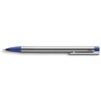 Image of LAMY logo matt blue timeless Mechanical Pencil with high functionality &amp; case made of robust stainless steel including M 40 fine line refill 0.7 mm
