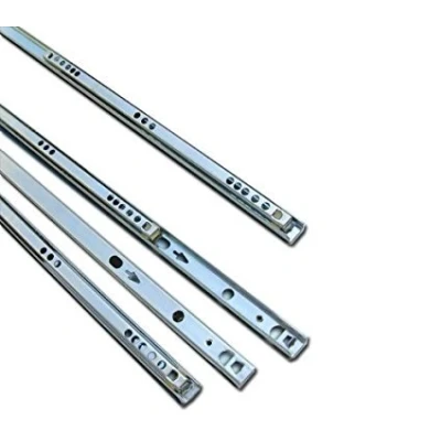 Image of GTV Metal Ball Bearing Drawer runner Pr 246mm draw depth for 17mm (2 Pairs)