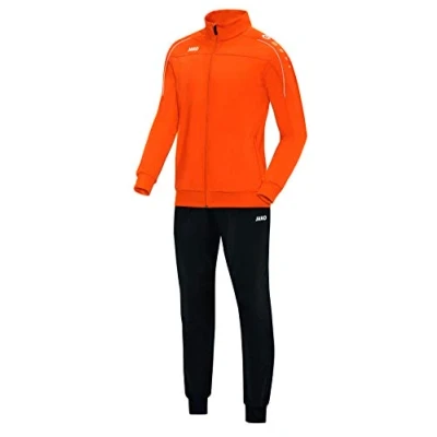Image of JAKO Classico M9150 Men&#039;s Tracksuit Polyester Neon Orange XXL