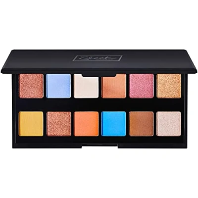 Image of Sleek MakeUP i Divine Eyeshadow Palette, 12 Shades in a Mix of Matte, Shimmer, Foil and Due Chrome, Blendable Highly Pigmented, Trippin&#039;