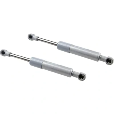 Image of Gedotec Door fitting kitchen cabinet gas pressure damper 320 N lift O Mat compression spring for Kesseböhmer fitting, 2 pieces shock absorbers with assembly instructions