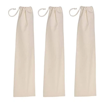 Image of noTrash2003 Baguette Bag Made of Cotton Drawstring Various Sets (Set 3)