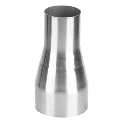 Image of EBTOOLS Exhaust Pipe Adapter,Universal Stainless Steel Connector Tube Adapter Reducer Modified Part(Silver)(51 76MM)